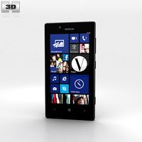 3D model of Nokia Lumia 720 Black