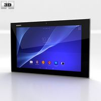 3D model of Sony Xperia Tablet Z2 White
