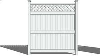 (Bufftech) Galveston Vinyl Fencing w/ Accents