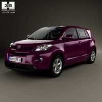 3D model of Toyota Urban Cruiser with HQ interior 2008