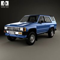 3D model of Toyota 4Runner 1986