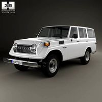3D model of Toyota Land Cruiser (J55) 1975