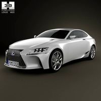 3D model of Lexus LF-CC 2012