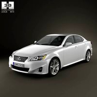 3D model of Lexus IS (XE20) 2012
