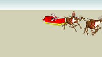 Alec's Santa sleigh