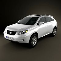 3D model of Lexus RX 2010