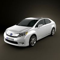 3D model of Lexus HS 2010