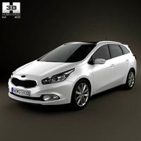 3D model of Kia Ceed SW 2013