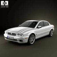 3D model of Jaguar X-Type saloon 2009