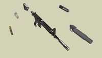 exploded M4