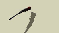 low poly 19th century rifle