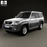 3D model of Hyundai Terracan 2004