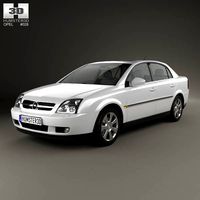 3D model of Opel Vectra sedan 2002