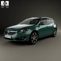 3D model of Opel Insignia Sports Tourer 2013