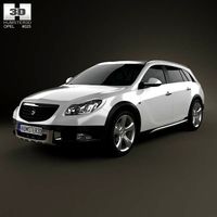 3D model of Opel Insignia Cross Four 2013