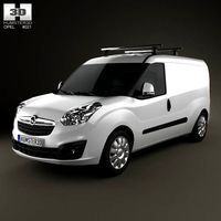 3D model of Opel Combo D Panel Van L2H1 2012