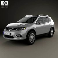 3D model of Nissan Rogue 2014