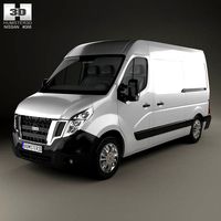 3D model of Nissan NV400 Panel Van 2010