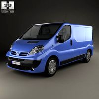 3D model of Nissan Primastar Panel Van 2006