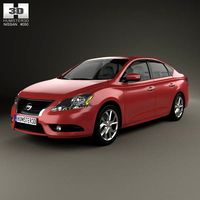 3D model of Nissan Pulsar (Sentra) 2014