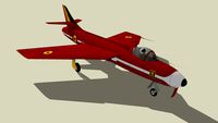 Belgian Air Force Hawker Hunter F.4 - Les Diables Rouge (1957-1963)