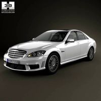 3D model of Mercedes-Benz S-class 65 AMG 2012