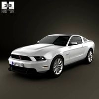 3D model of Ford Mustang Boss 302 2012