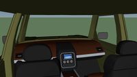 Mandun car, with interior