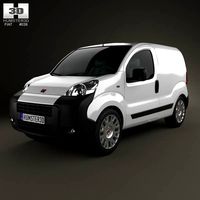 3D model of Fiat Fiorino Panel Van 2011
