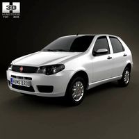 3D model of Fiat Palio Fire Economy 2012