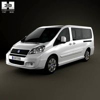 3D model of Fiat Scudo Combi L2H1 2011