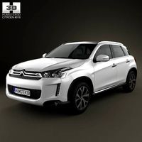 3D model of Citroen C4 Aircross 2013