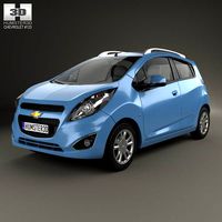 3D model of Chevrolet Spark LS 2013
