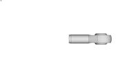 Embout rotule mle tout INOX DIN ISO 12240-4, srie K - Sans tanchit