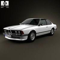 3D model of BMW 6 Series (E24) 1978