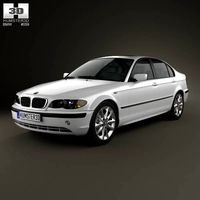 3D model of BMW 3 Series sedan (E46) 2004
