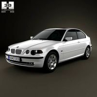 3D model of BMW 3 Series compact (E46) 2004
