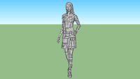 3D Woman Statue