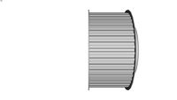 Poulie dente monobloc HTD pas 14 mm pour courroie largeur 85 mm