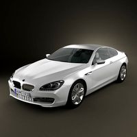 3D model of BMW 6 Series F12/F13 Coupe