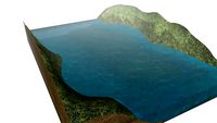 a rather low polygon river(1mb)