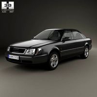 3D model of Audi A6 (C4) sedan 1994