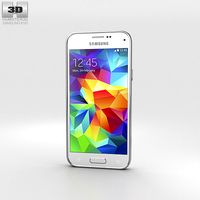 3D model of Samsung Galaxy S5 mini Shimmery White