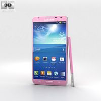 3D model of Samsung Galaxy Note 3 Neo Pink