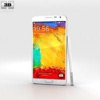 3D model of Samsung Galaxy Note 3 Neo White