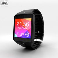 3D model of Samsung Gear 2 Neo Charcoal Black
