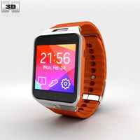 3D model of Samsung Galaxy Gear 2 Orange