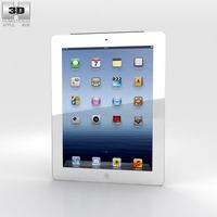 3D model of Apple The new iPad WiFi 4G (iPad 3)