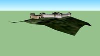 Cetatea dacică Costeşti - Blidaru, reconstituire 3D