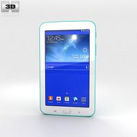 3D model of Samsung Galaxy Tab 3 Lite Green